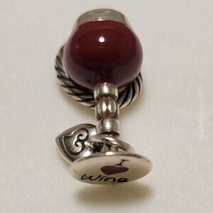 I Love Wine Charm by Brighton
